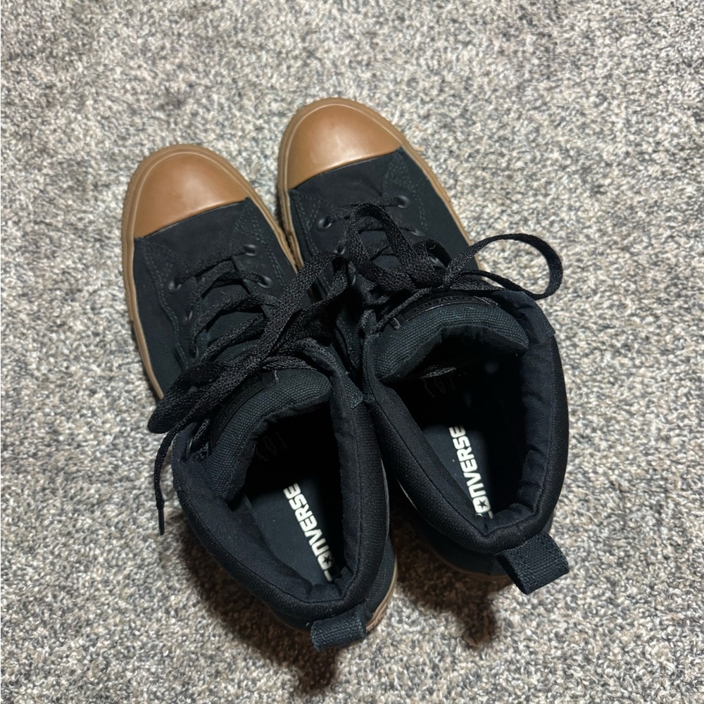 Unisex High Top Black Converse M 10.5 - Picture 2 of 10